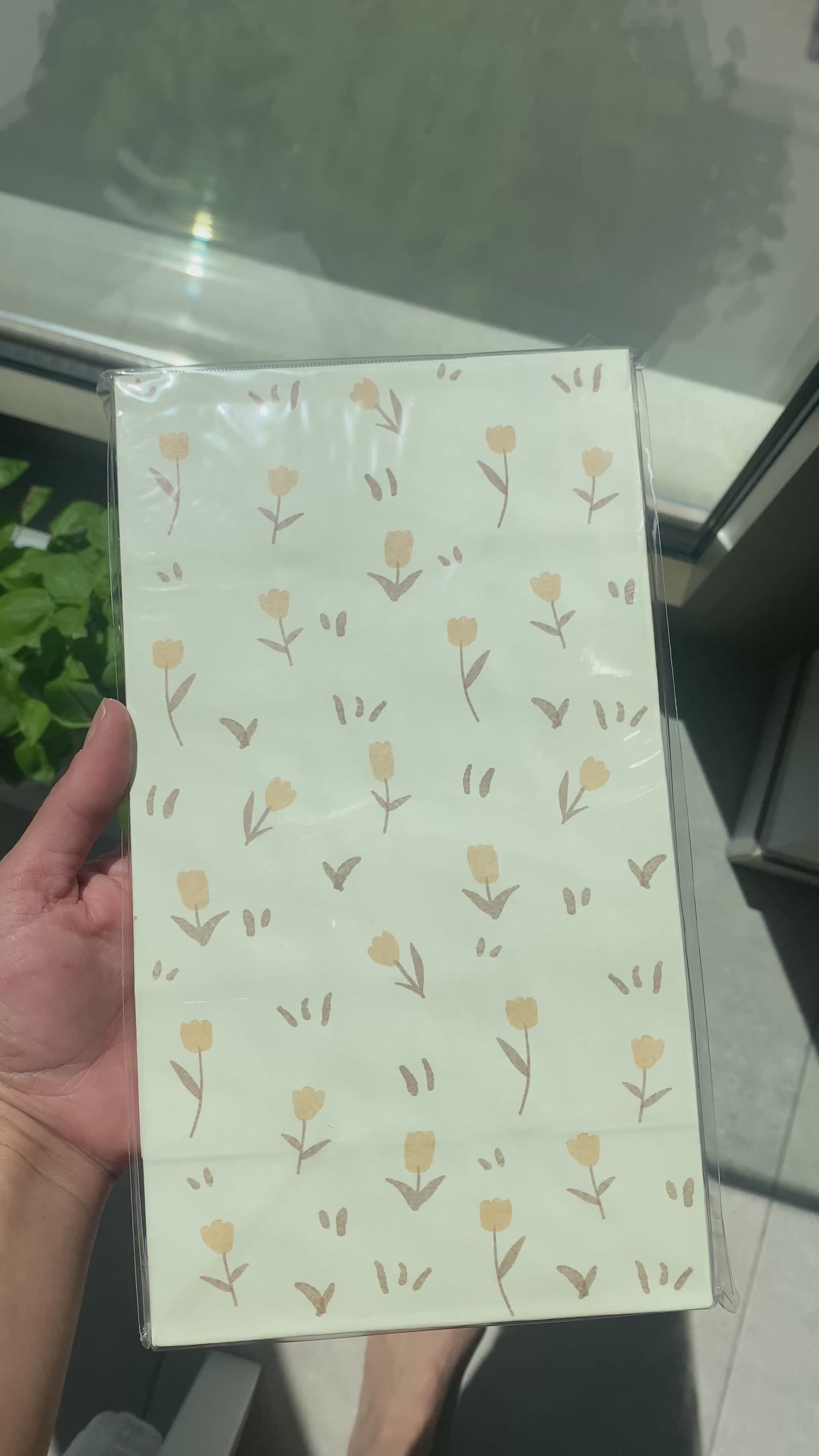 Bloemvormige papieren traktatiezakjes (6 stuks)